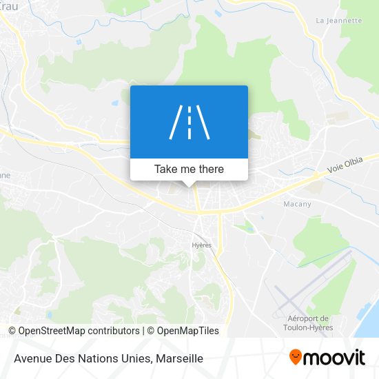 Avenue Des Nations Unies map