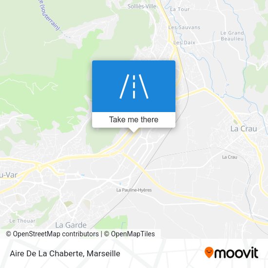Aire De La Chaberte map