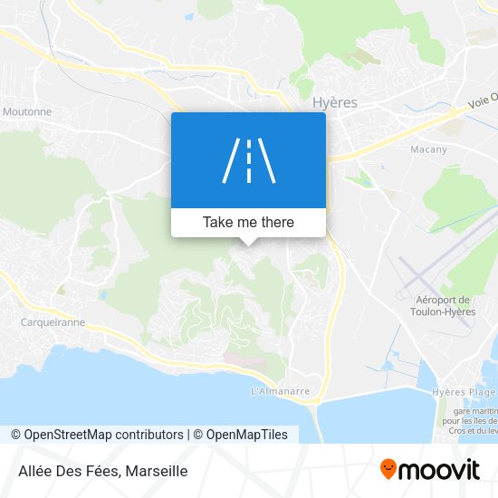 Allée Des Fées map