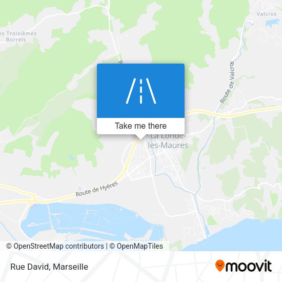 Rue David map