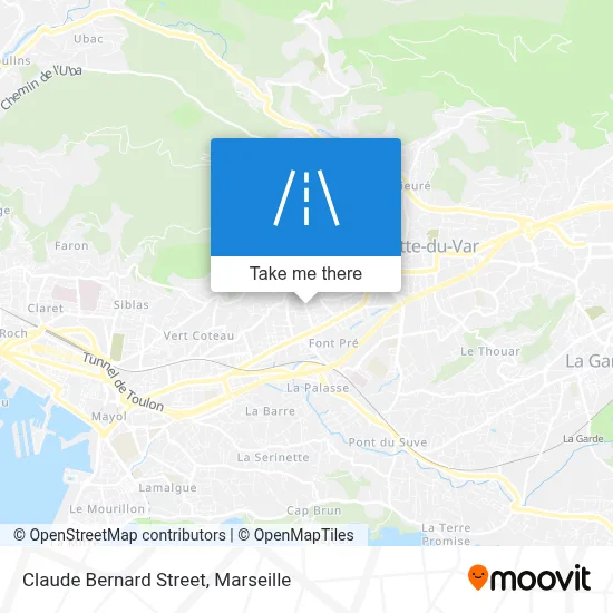 Rue Claude Bernard map