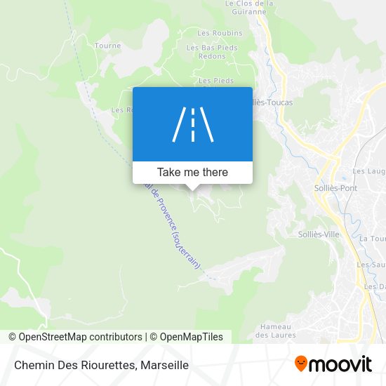 Chemin Des Riourettes map