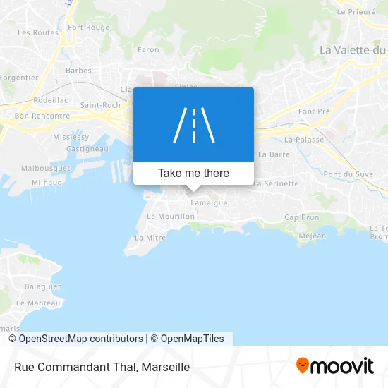 Rue Commandant Thal map