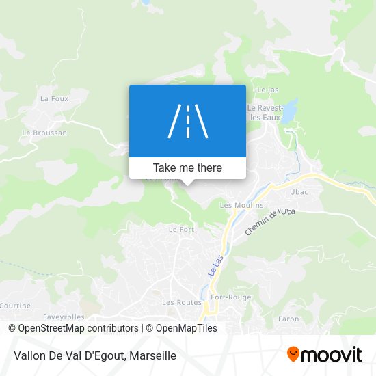 Vallon De Val D'Egout map