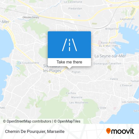 Chemin De Pourquier map