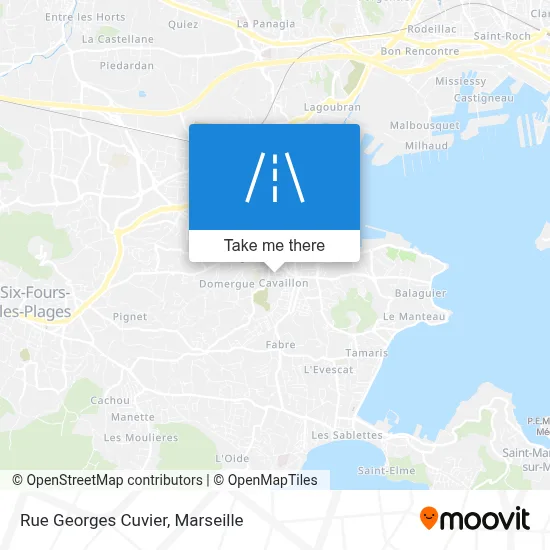 Rue Georges Cuvier map