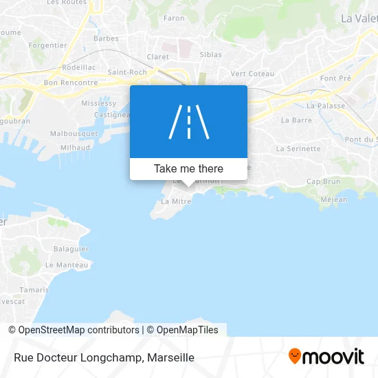 Rue Docteur Longchamp map