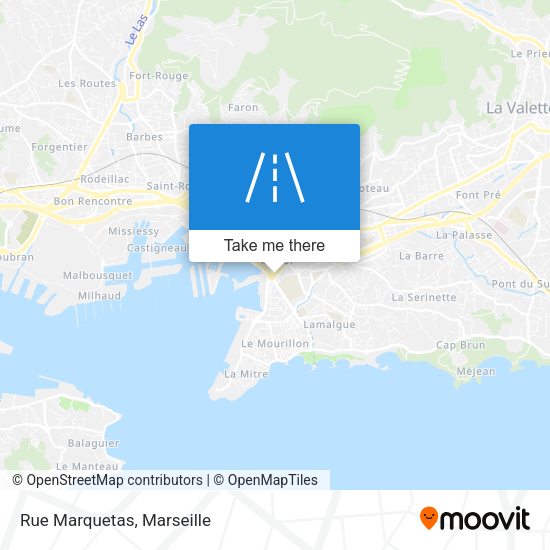 Rue Marquetas map