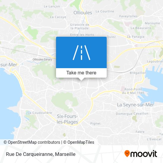 Rue De Carqueiranne map