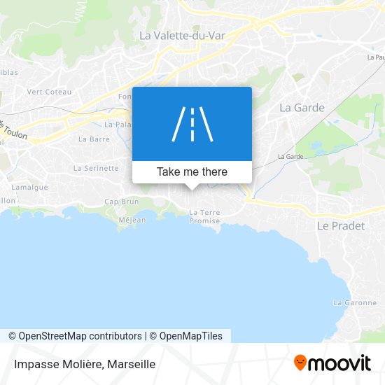 Impasse Molière map