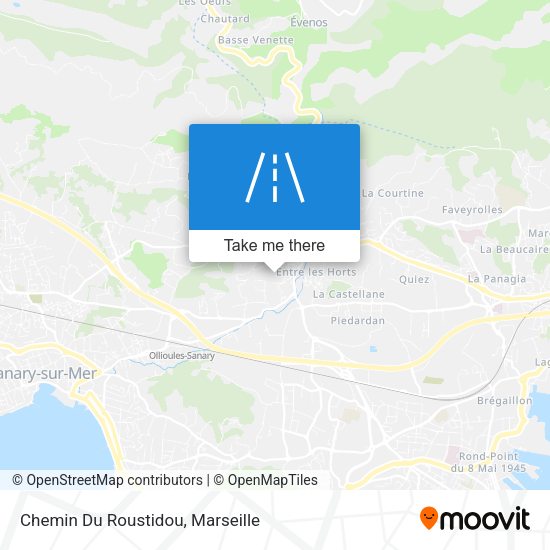 Chemin Du Roustidou map