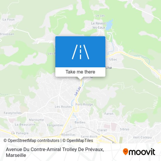 Avenue Du Contre-Amiral Trolley De Prévaux map