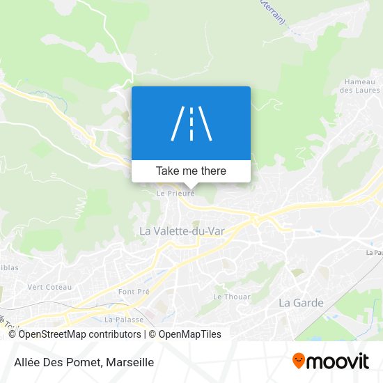 Allée Des Pomet map