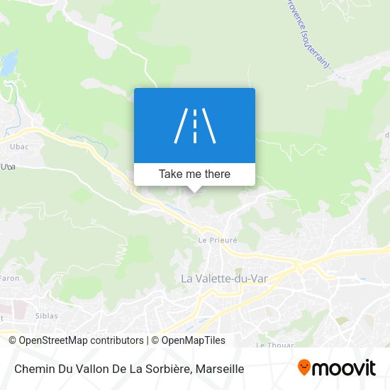Chemin Du Vallon De La Sorbière map