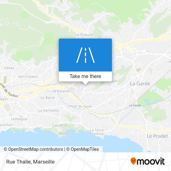 Rue Thalie map