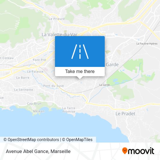 Avenue Abel Gance map
