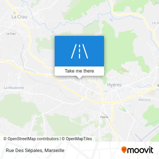 Rue Des Sépales map