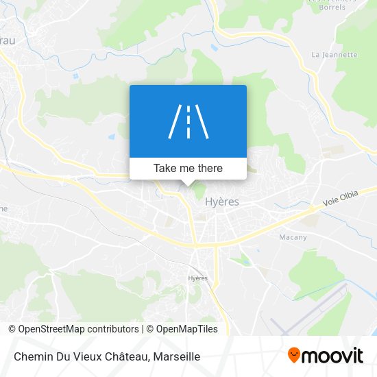 Chemin Du Vieux Château map