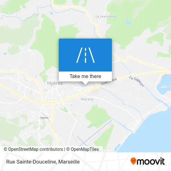 Rue Sainte-Douceline map