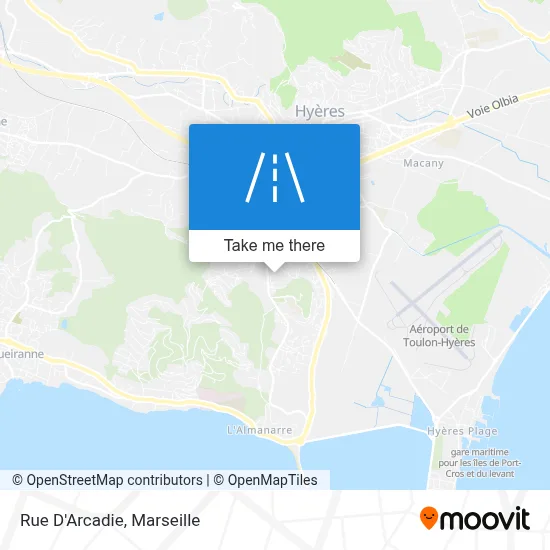 Rue D'Arcadie map