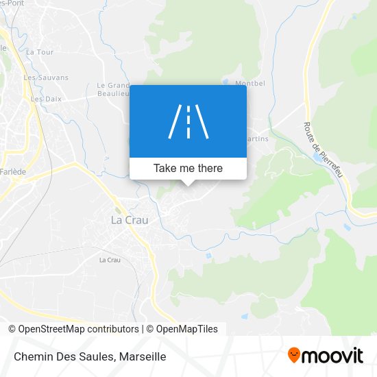 Chemin Des Saules map