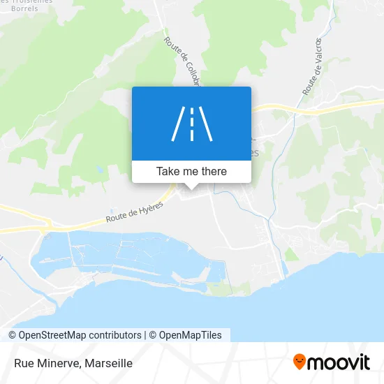 Rue Minerve map