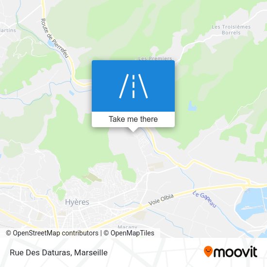 Rue Des Daturas map