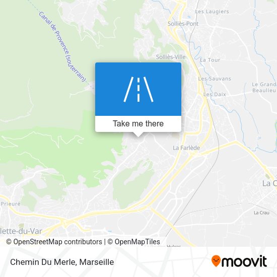 Chemin Du Merle map