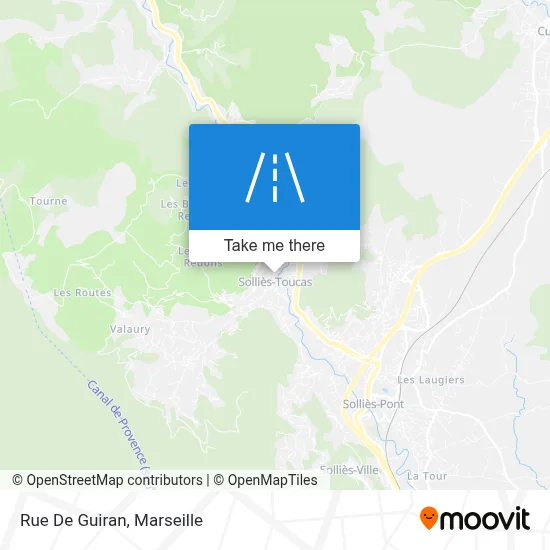 Rue De Guiran map