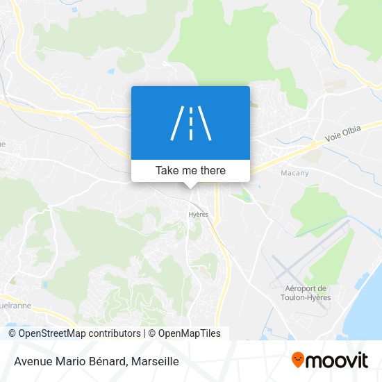 Avenue Mario Bénard map