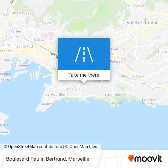 Boulevard Paulin Bertrand map