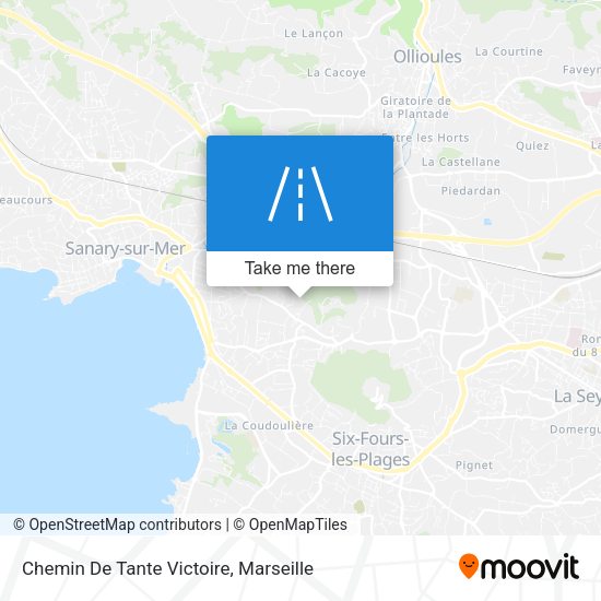 Chemin De Tante Victoire map