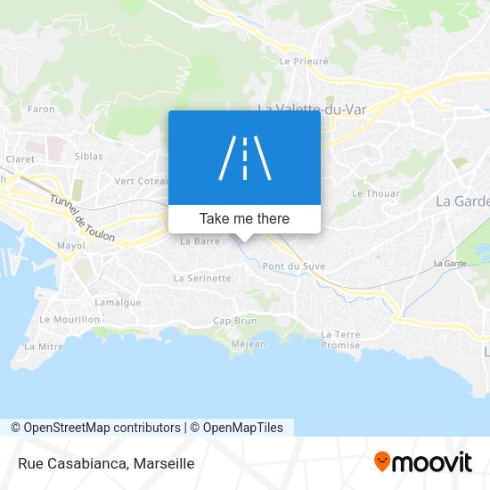 Rue Casabianca map