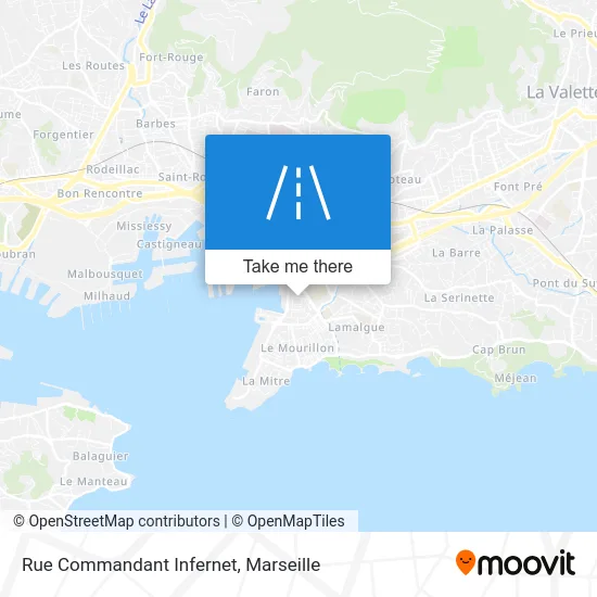 Rue Commandant Infernet map