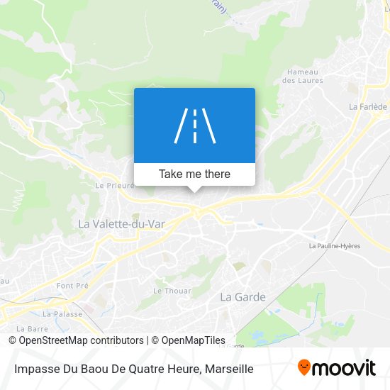 Impasse Du Baou De Quatre Heure map