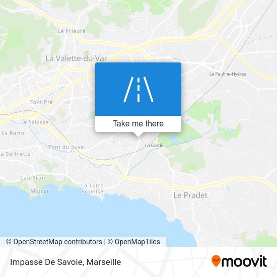 Impasse De Savoie map