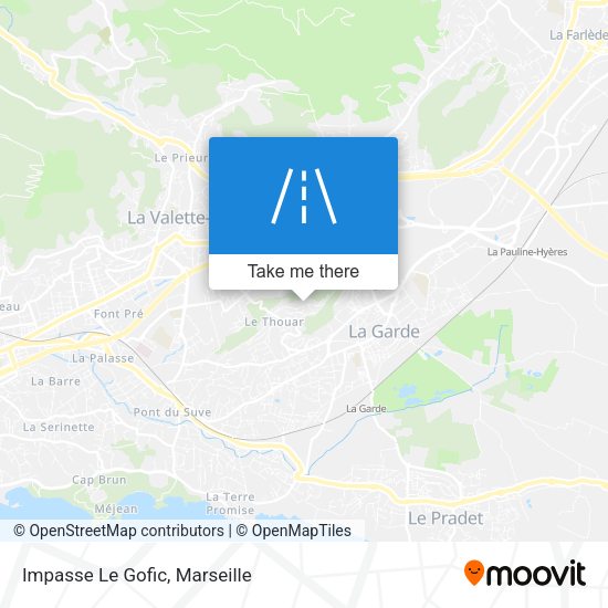 Impasse Le Gofic map