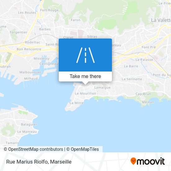 Rue Marius Riolfo map