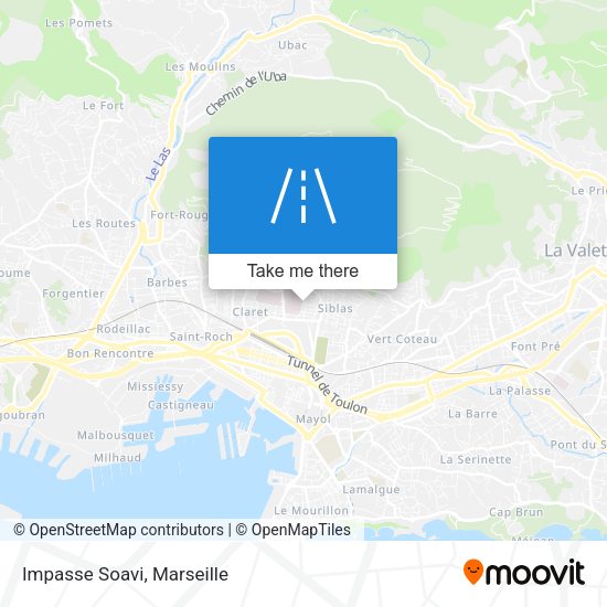Impasse Soavi map
