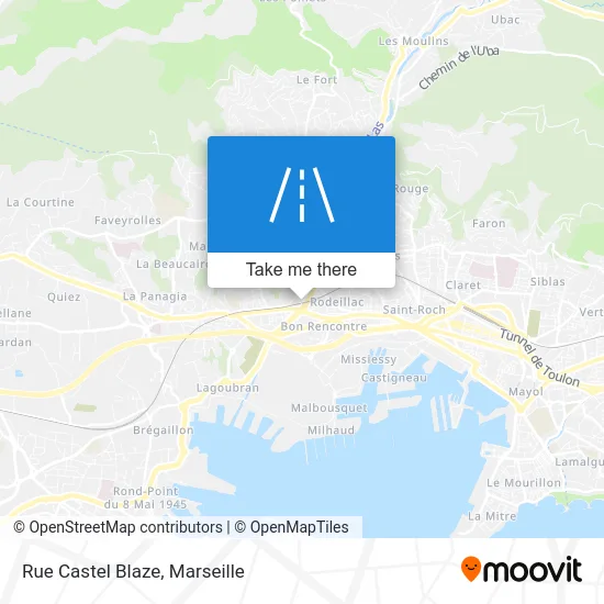 Rue Castel Blaze map