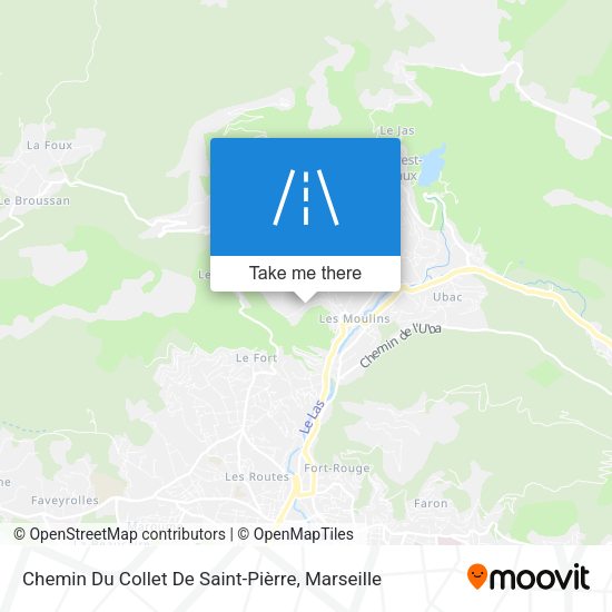 Chemin Du Collet De Saint-Pièrre map