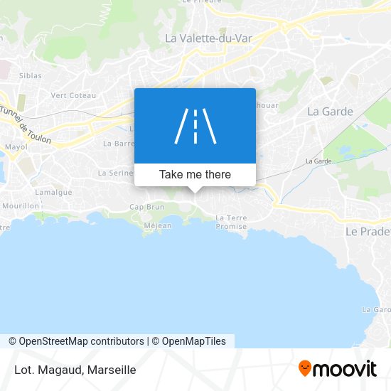 Lot. Magaud map