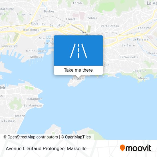 Avenue Lieutaud Prolongée map