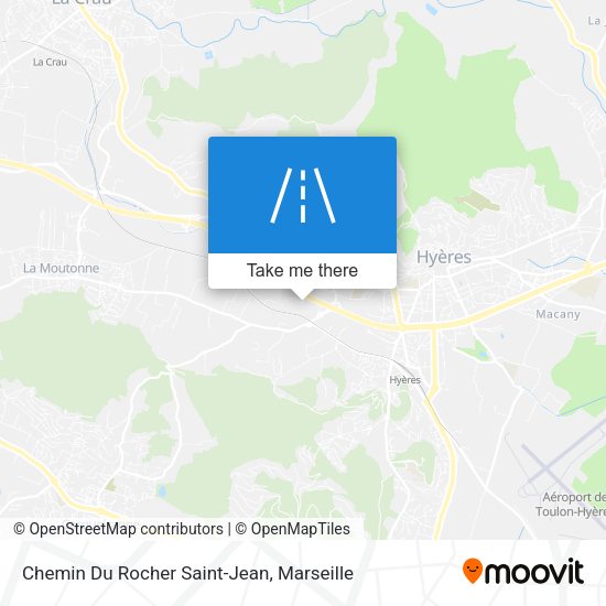 Chemin Du Rocher Saint-Jean map