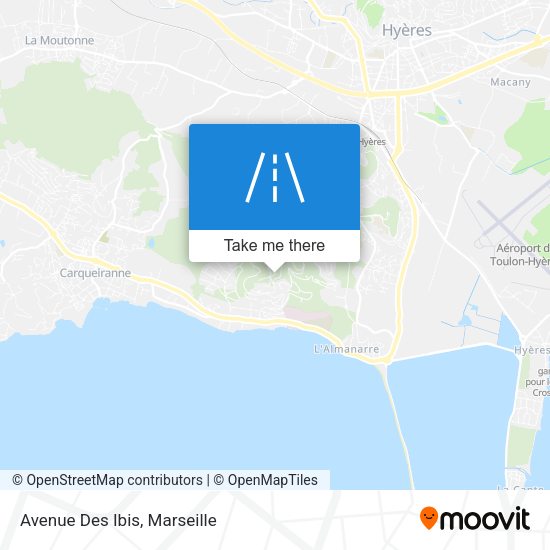 Avenue Des Ibis map