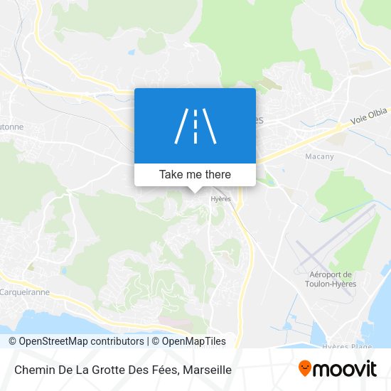 Chemin De La Grotte Des Fées map