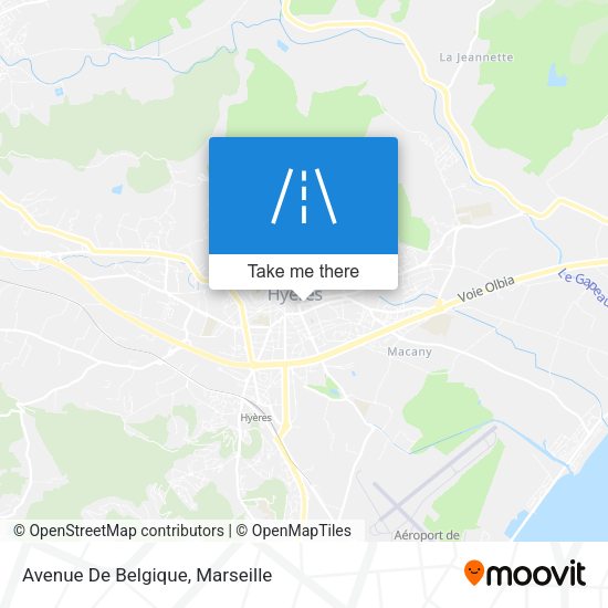 Avenue De Belgique map