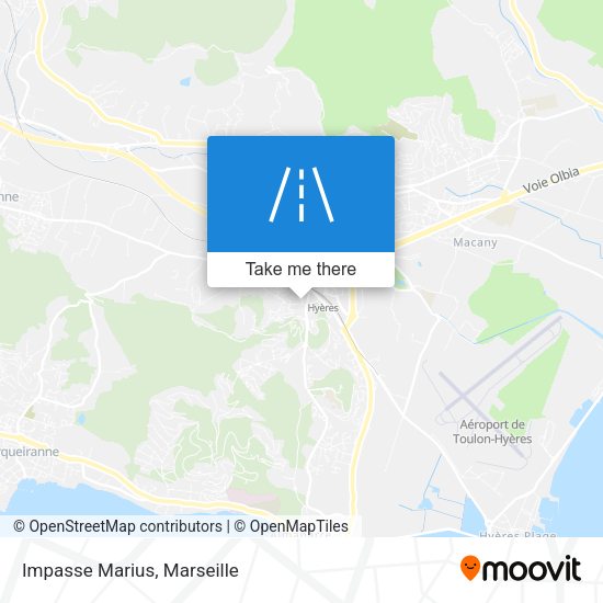 Impasse Marius map