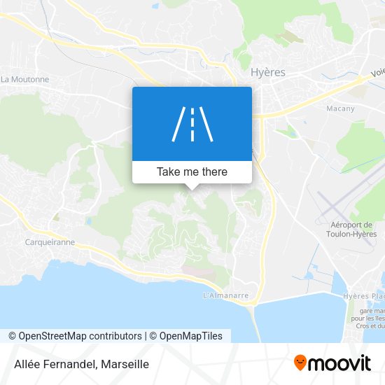 Allée Fernandel map