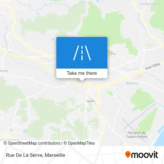 Rue De La Serve map